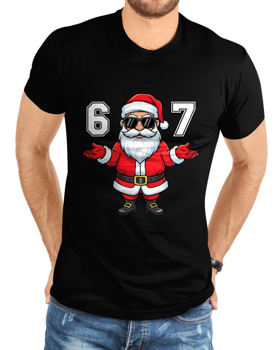 67 Meme Six Seven 6 7 Funny Santa Matching Xmas 67 Christmas T-Shirt - Christmas Unisex T-Shirt/Hoodie/Sweatshirt - TRNN00 (Copy)