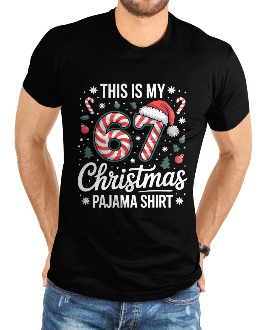 This My 67 Christmas Pajama 67 Meme Gen Alpha Boys Girls T-Shirt - Christmas Unisex T-Shirt/Hoodie/Sweatshirt - TRNN00