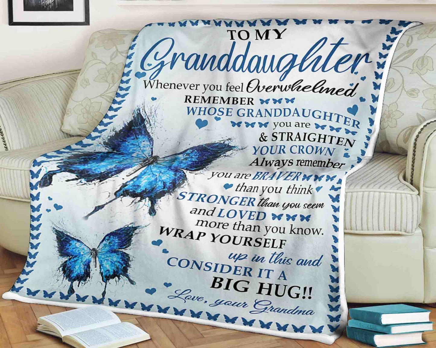 Special Gift For Your Granddaughter Blanket - From Grandma