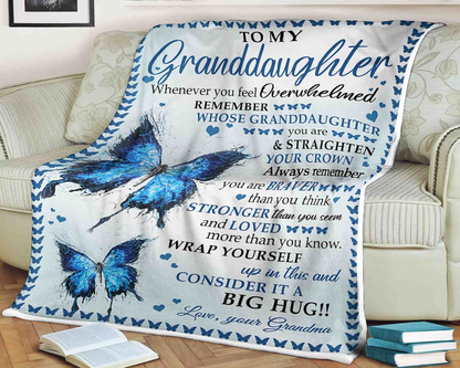 Special Gift For Your Granddaughter Blanket - From Grandma