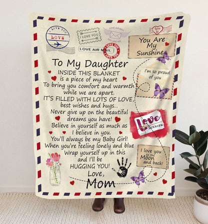 Special Gift For Your Daughter Blanket - From Mom Blanket