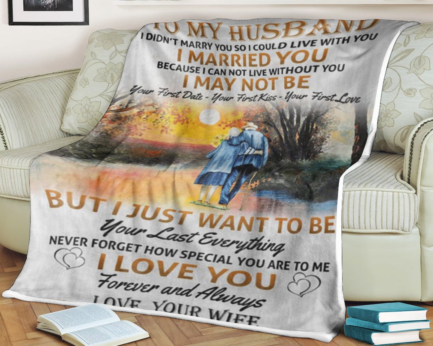 Special Gift For Your Husband Blanket From Wife