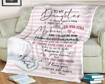 Special Gift For Your Daughter Blanket - From Mom Blanket