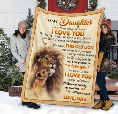 Special Gift For Your Daughter Blanket - From Dad