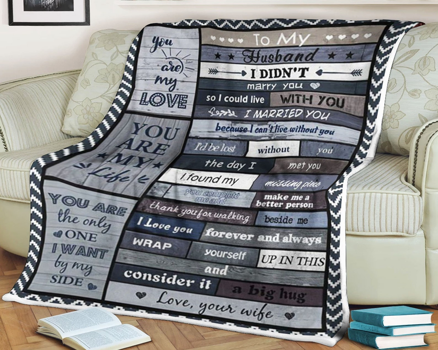 Special Gift For Your Husband Blanket - From Wife