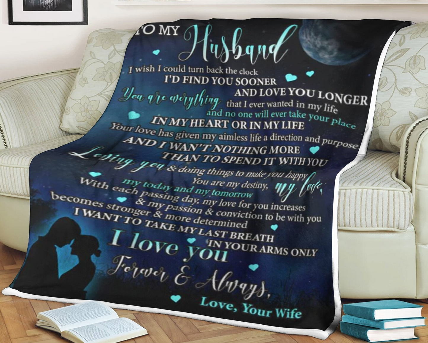 Special Gift For Your Husband Blanket From Wife