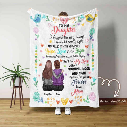 Special Gift For Your Daughter Blanket - From Mom