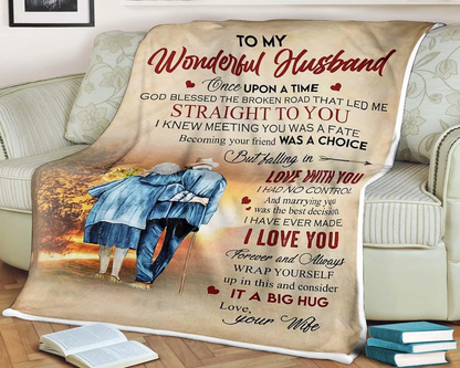 Special Gift For Your Husband Blanket - From Wife Blanket