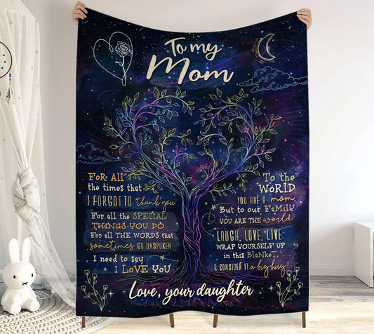 Special Blanket for Mom - From Daughter Blanket