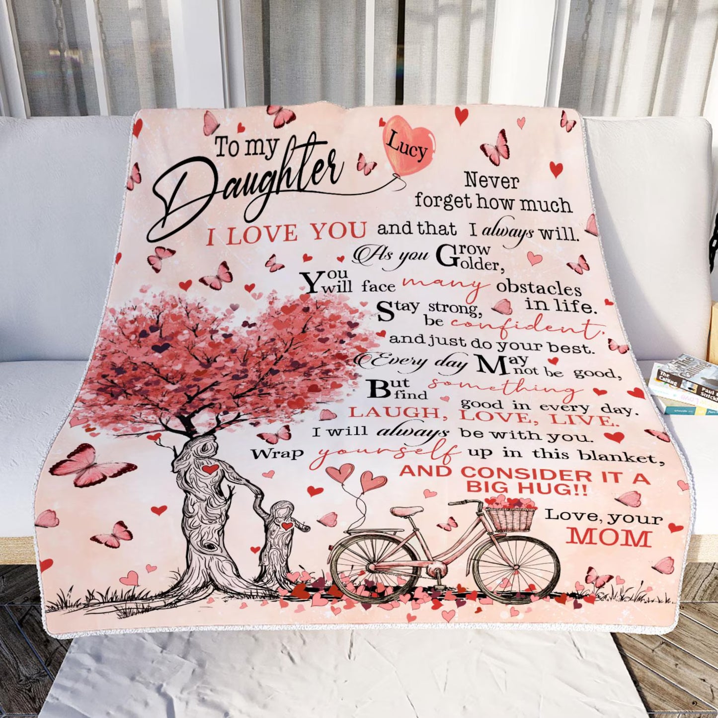 Special Gift For Your Daugter Blanket - From Mom