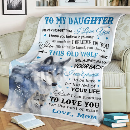 Special Gift For Your Daughter Blanket - From Mom