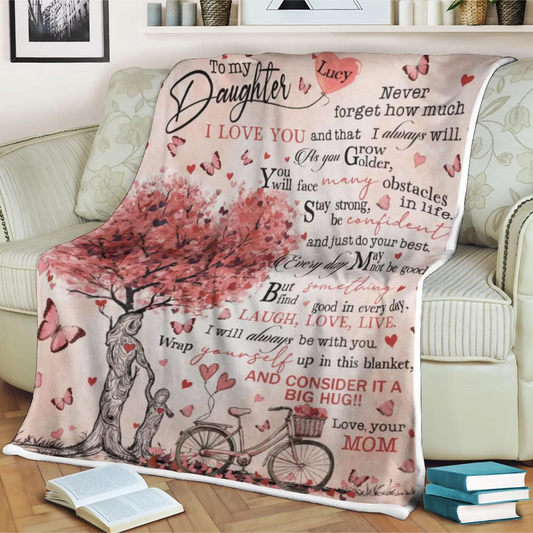 Special Gift For Your Daughter Blanket - From Mom Blanket