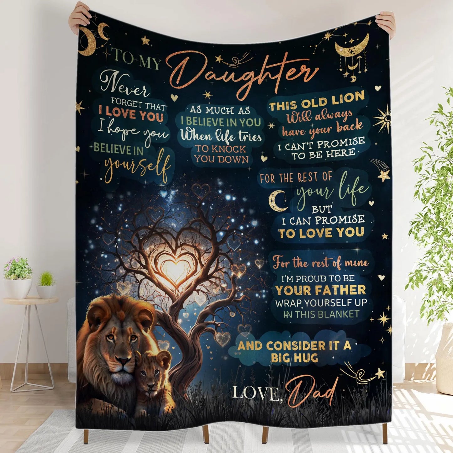 Special Gift For Your Daughter Blanket - From Dad