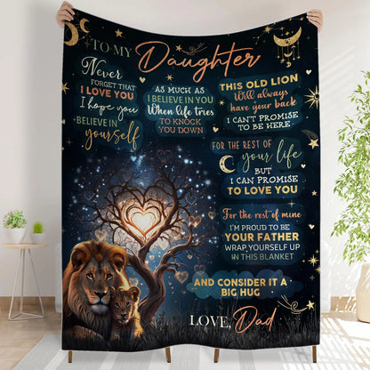 Special Gift For Your Daughter Blanket - From Dad