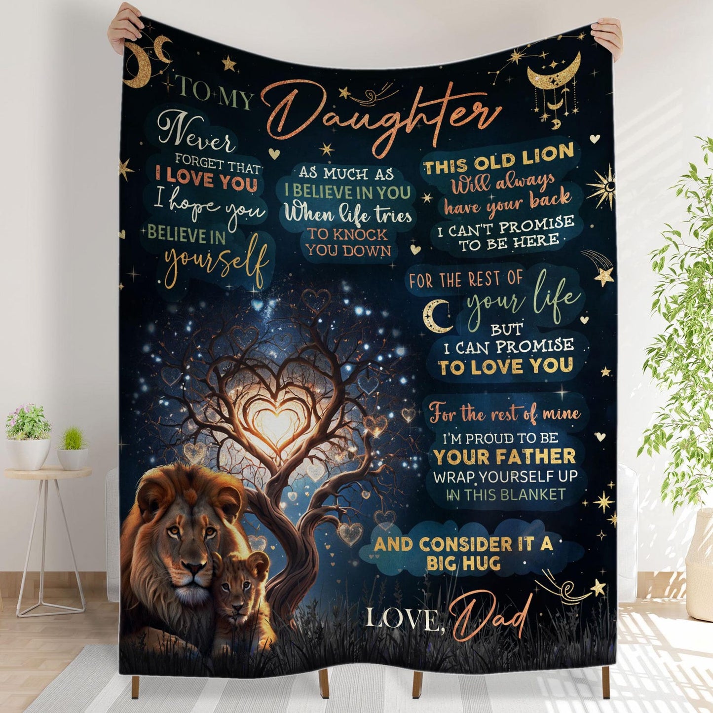 Special Gift For Your Daughter Blanket - From Dad (SKUB10-127)