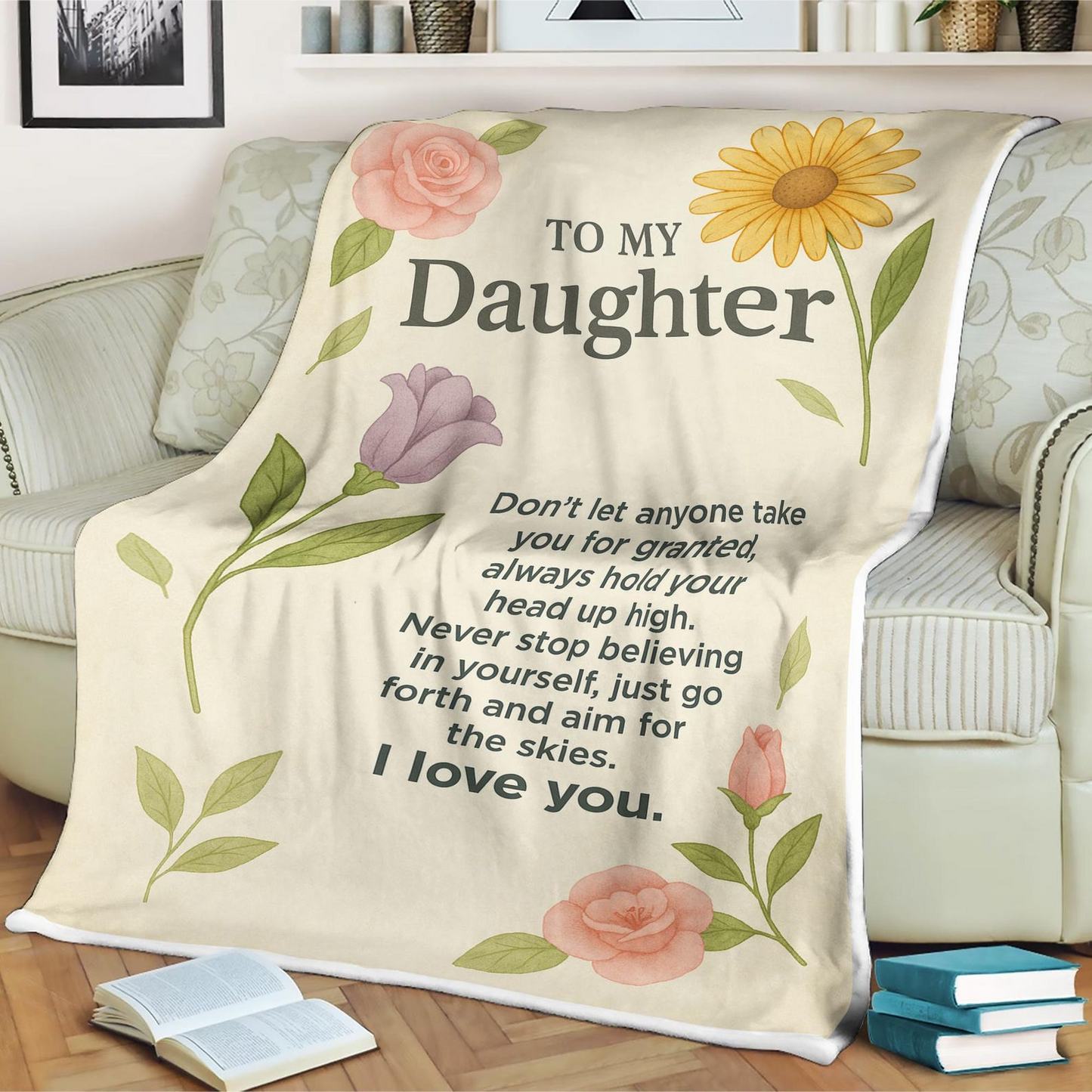 Special Gift For Your Daughter Blanket - From Mom Blanket