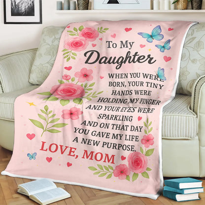Special Gift For Your Daughter Blanket - From Mom Blanket