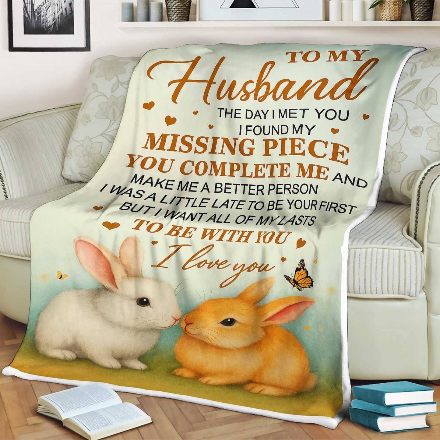Special Gift For Your Husband Blanket From Wife