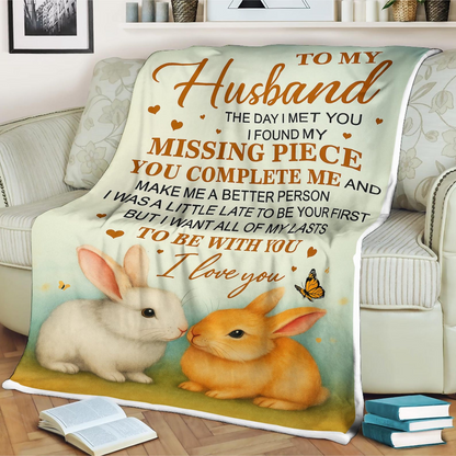 Special Gift For Your Husband Blanket From Wife