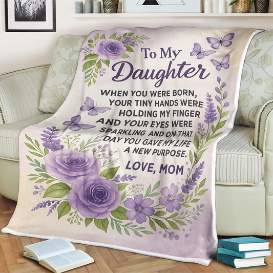 Special Gift For Your Daughter Blanket - From Mom Blanket