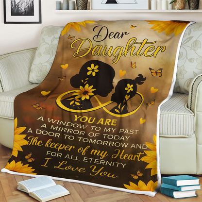 Special Gift For Your Daughter Blanket - From Mom Blanket
