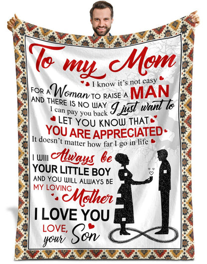 Special Blanket for Mom - From Son Blanket