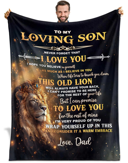 Special Gift For Your Son Blanket - From Dad