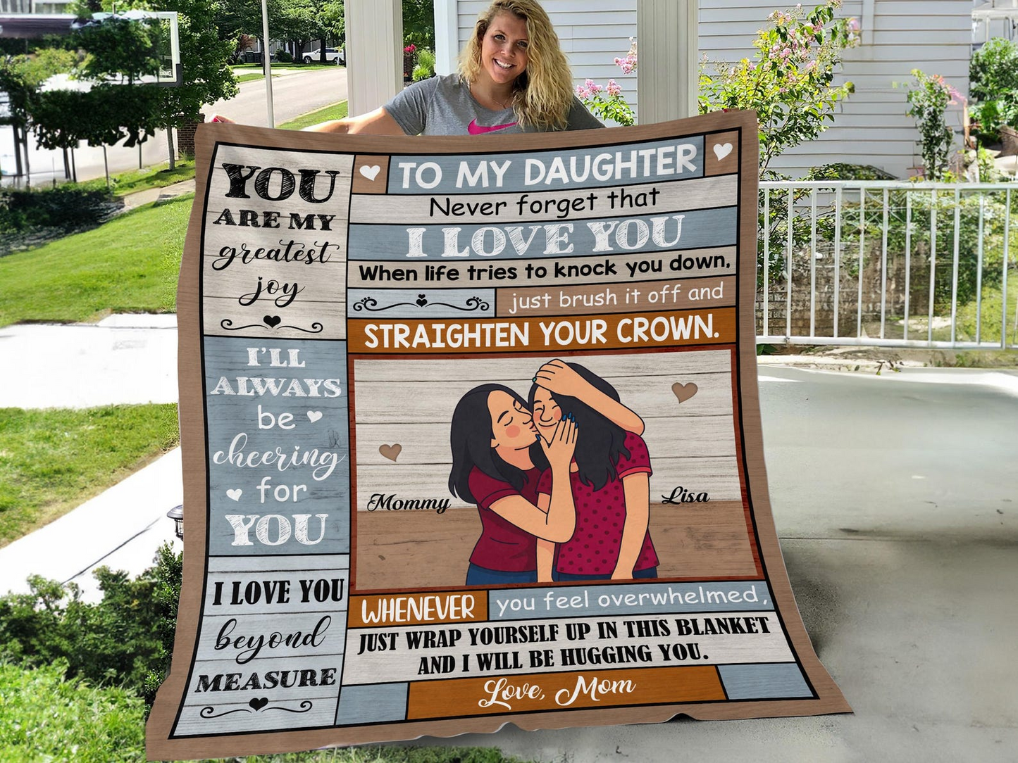 Special Gift For Your Daughter Blanket - From Mom Blanket