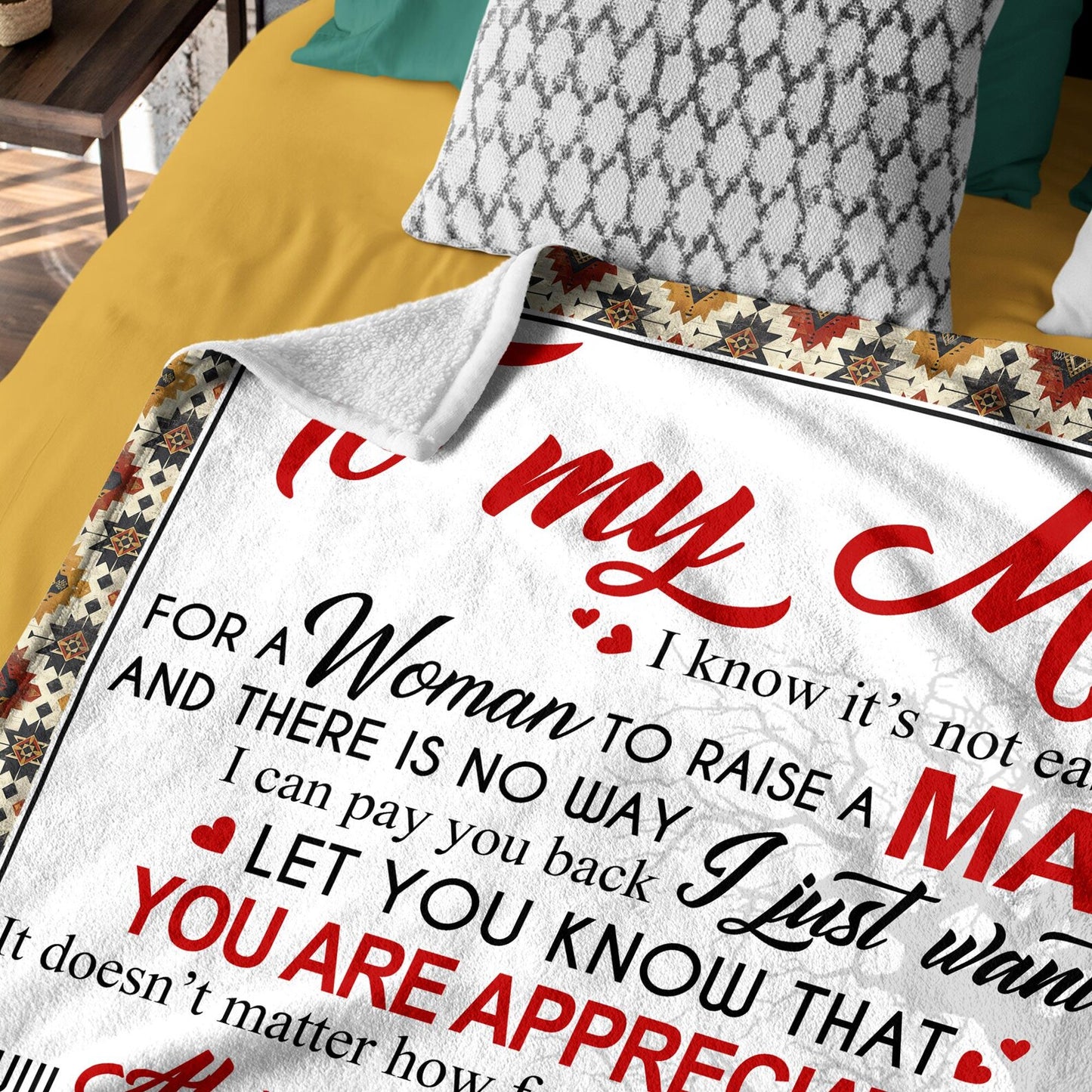 Special Blanket for Mom - From Son Blanket