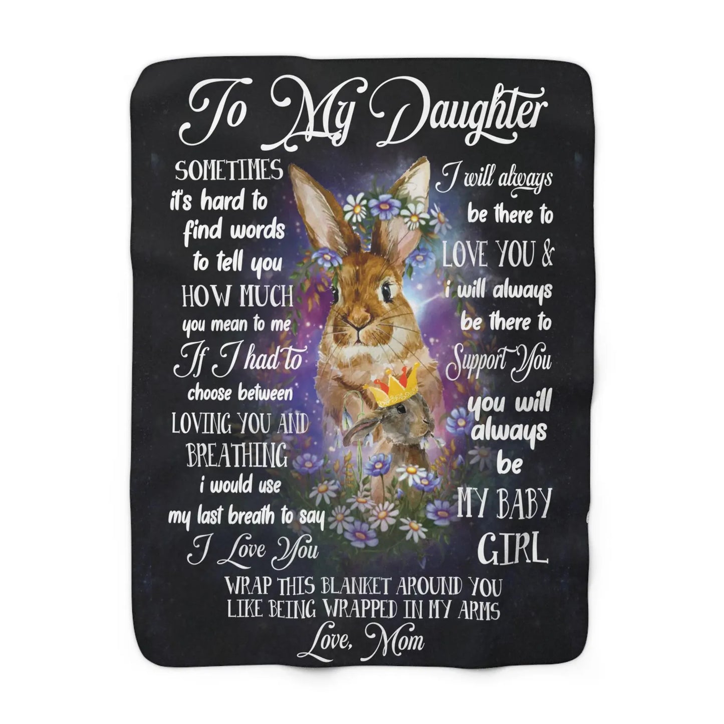 Special Gift For Your Daughter Blanket - From Mom Blanket