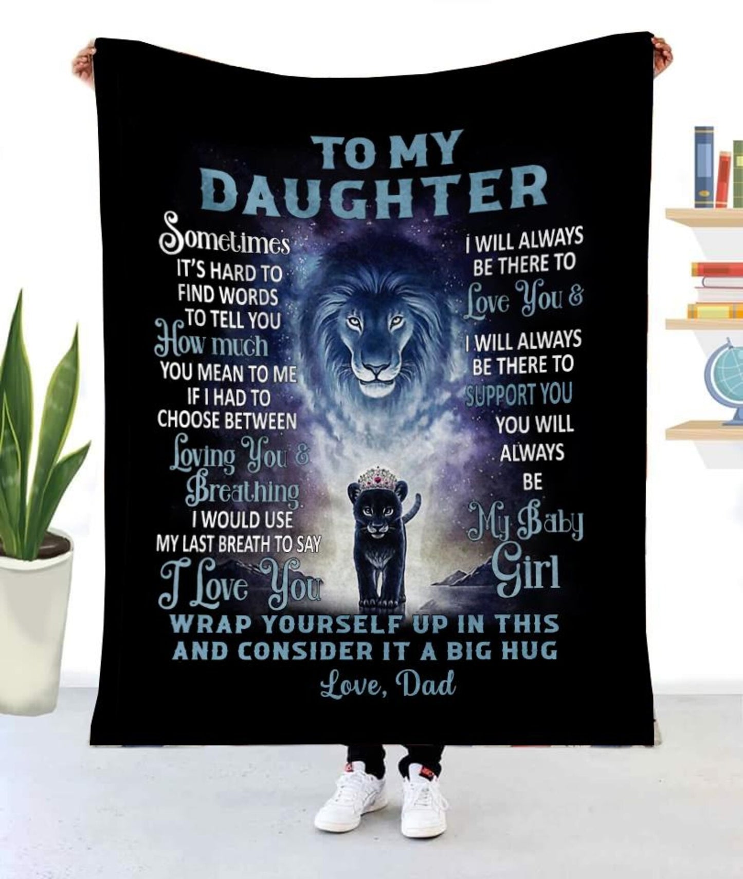 Special Gift For Your Daughter Blanket - From Dad