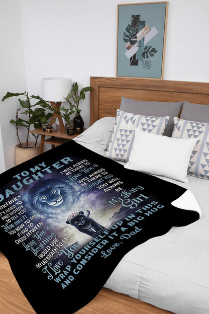 Special Gift For Your Daughter Blanket - From Dad
