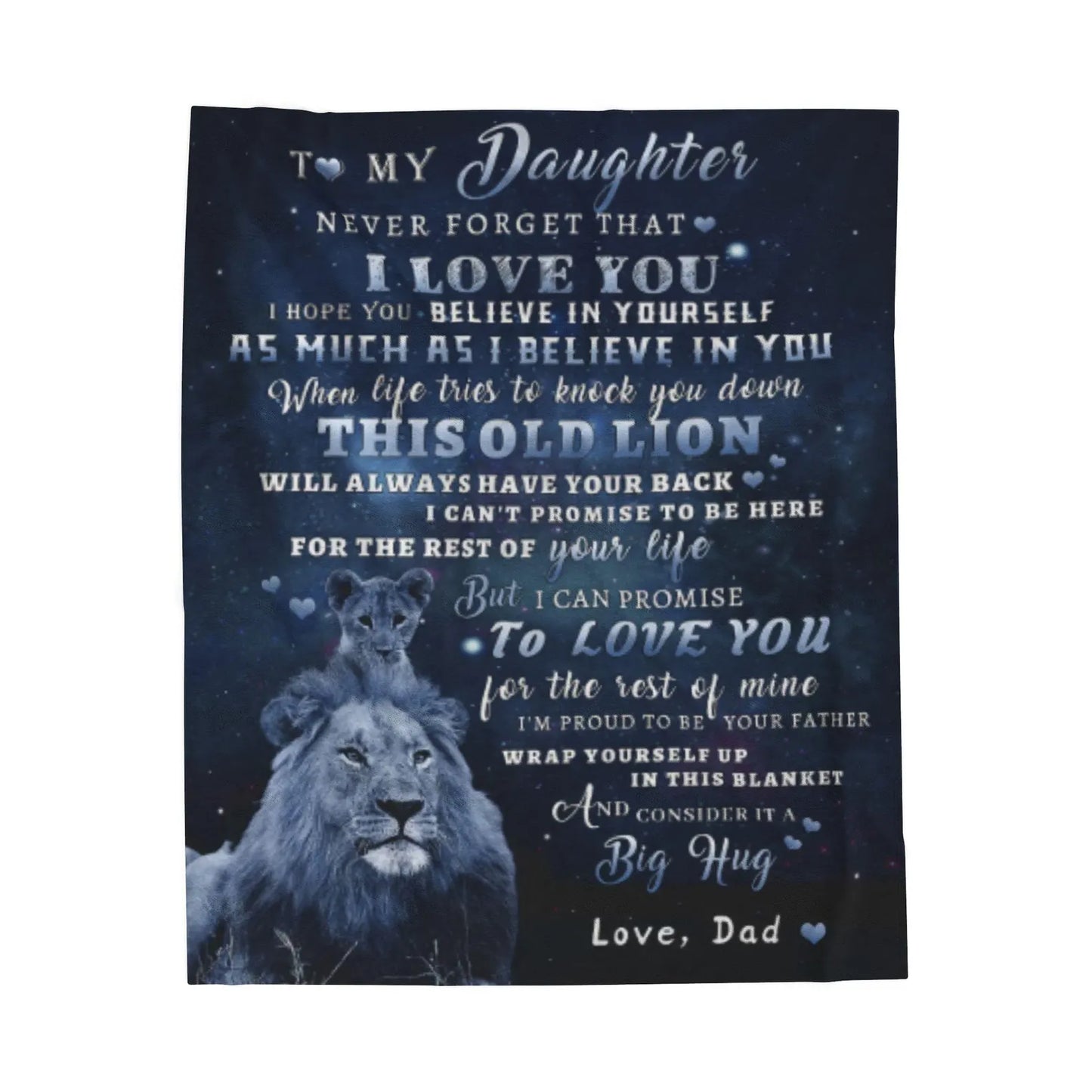 Special Gift For Your Daughter Blanket - From Dad