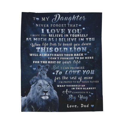 Special Gift For Your Daughter Blanket - From Dad