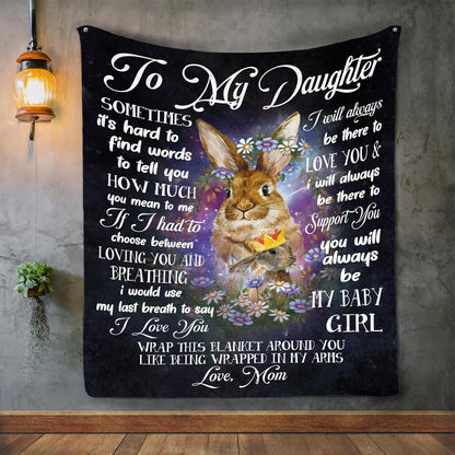 Special Gift For Your Daughter Blanket - From Mom Blanket