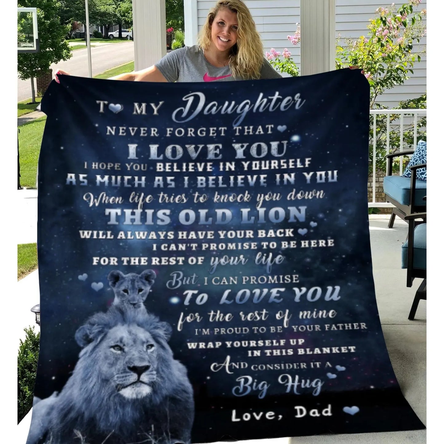 Special Gift For Your Daughter Blanket - From Dad