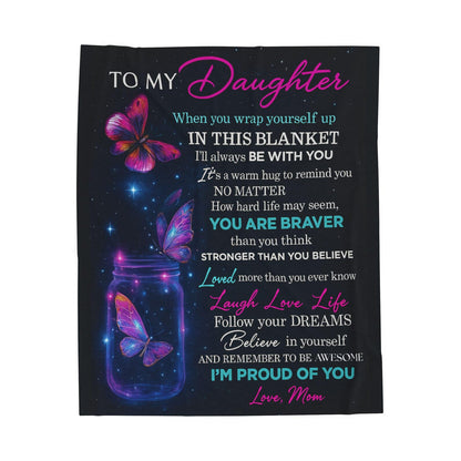 Special Gift For Your Daughter Blanket - From Mom Blanket