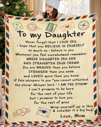 Special Daughter Gift Blanket - From Mom
