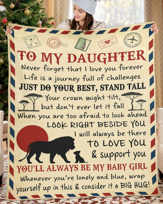 Special Daughter Gift Blanket - From Mom
