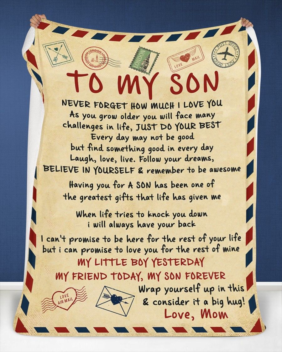 Special Son Gift Blanket - From Mom