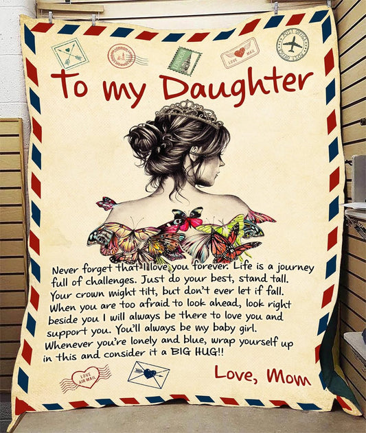 Special Daughter Gift Blanket - From Mom