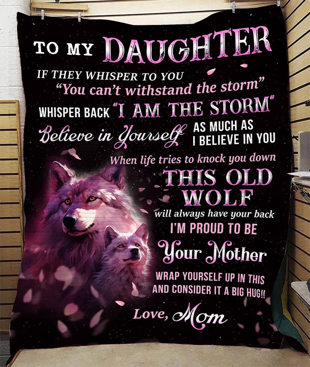 Special Daughter Gift Blanket - From Mom