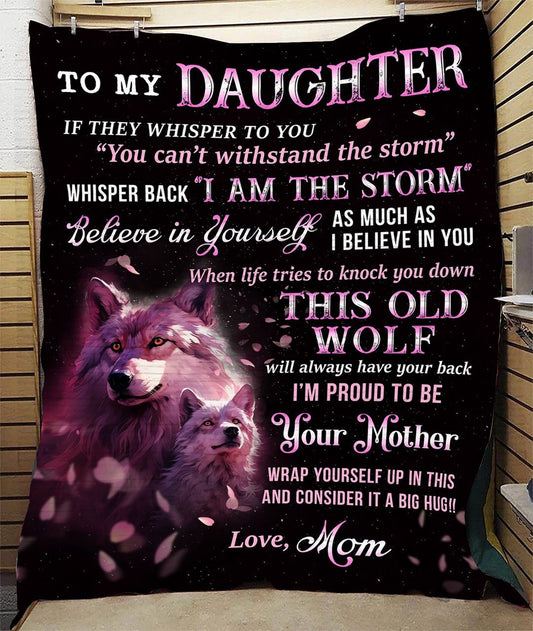 Special Daughter Gift Blanket - From Mom