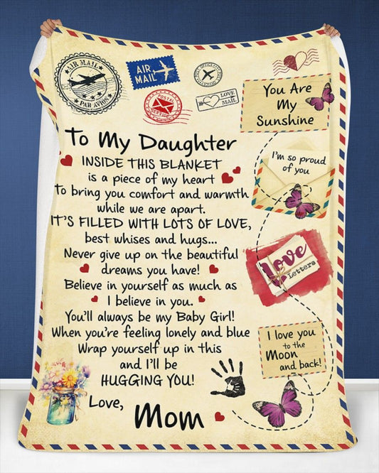 Special Daughter Gift Blanket - From Mom