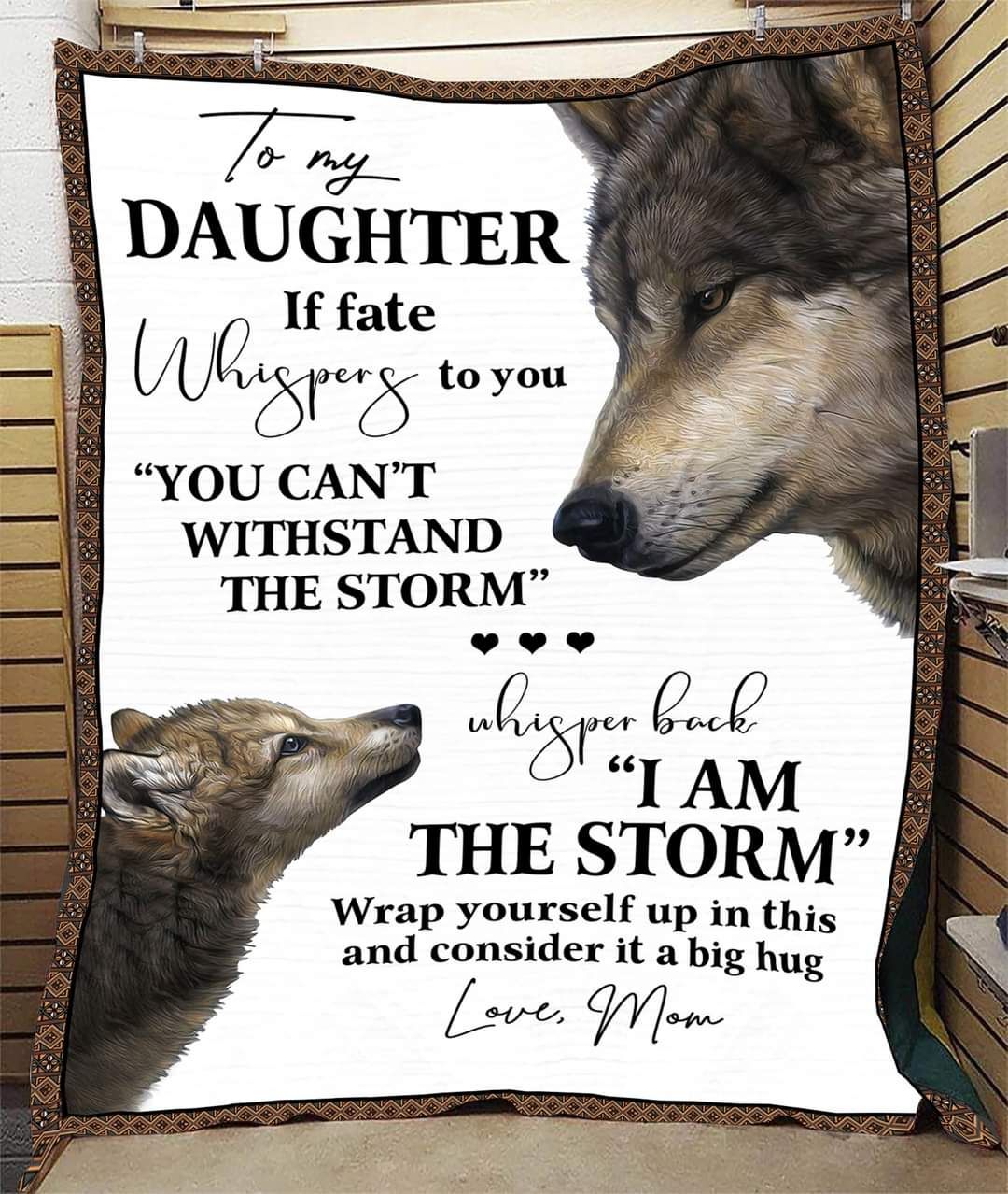 Special Daughter Gift Blanket - From Mom