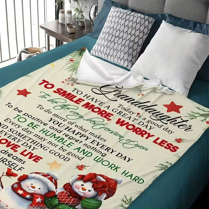 Special Gift For Your Granddaughter Blanket - From Grandma (SKUB11-35)