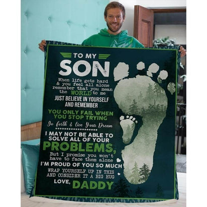 Special Gift For Your Son Blanket - From Dad