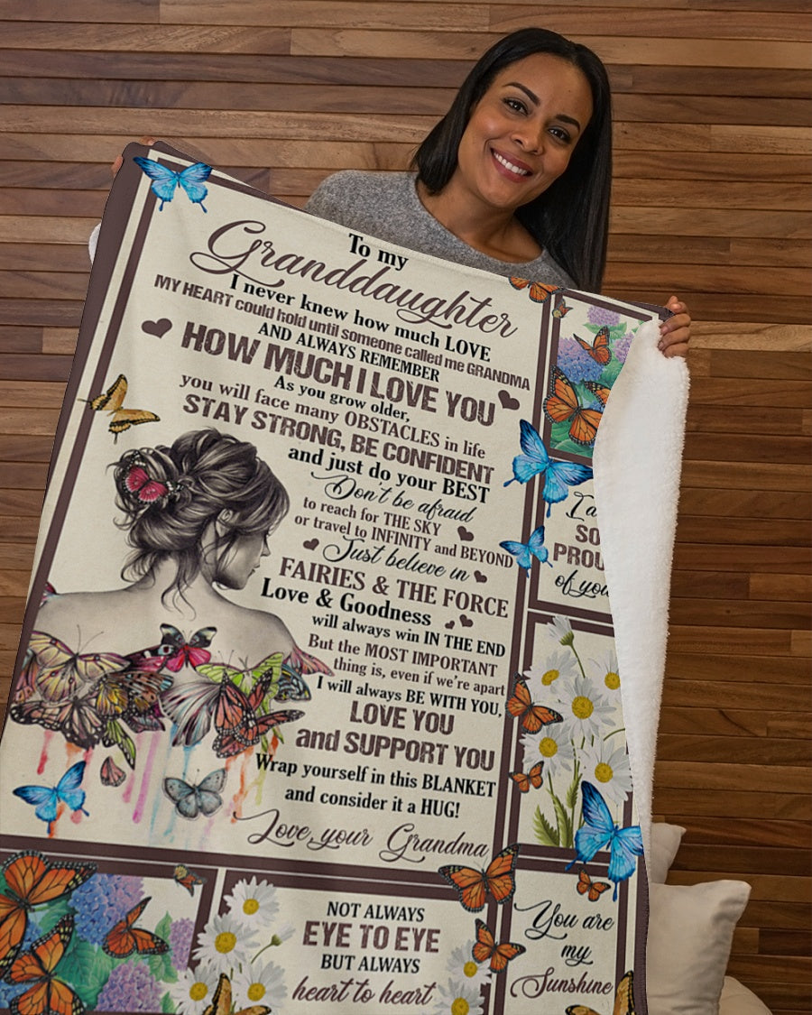 Special Gift For Your Granddaughter Blanket - From Grandma
