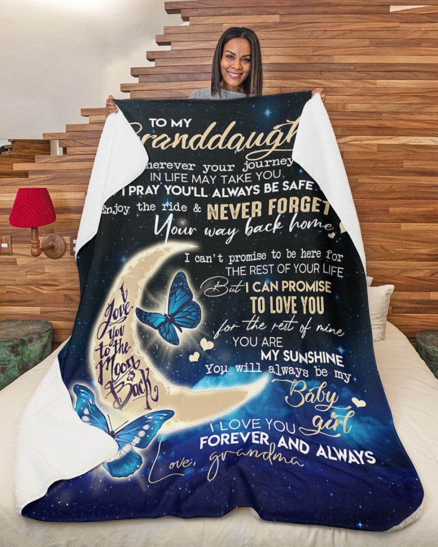 Special Gift For Your Granddaughter Blanket - From Grandma