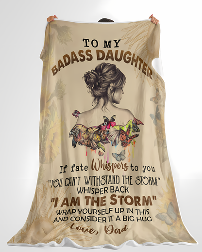 Special Gift For Your Daughter Blanket - From Dad